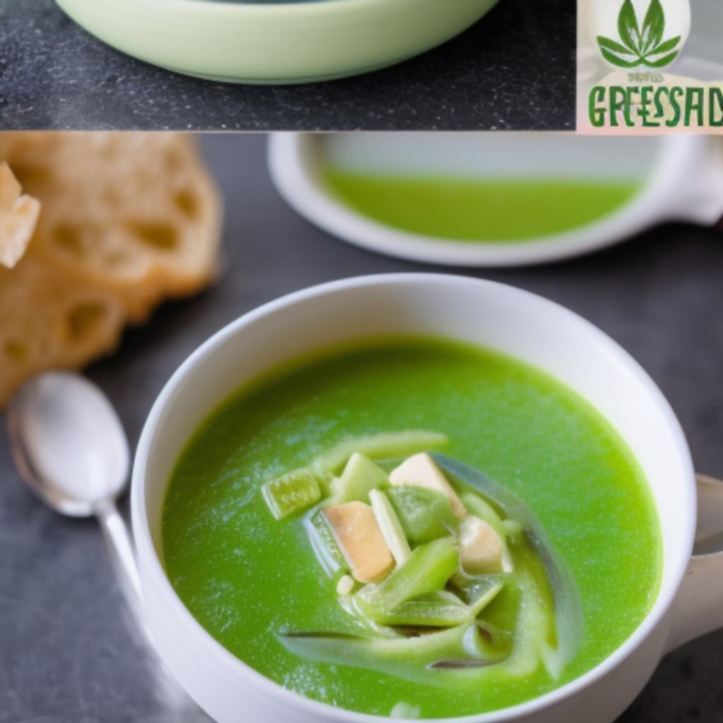 Zupa krem z zielonych warzyw z CBD - przepyszny pomysł na obiad!